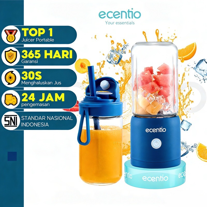 [Model Langka][Blender Cepat untuk Jus Buka Puasa]  ET.Blender Juicer Portable  10/8/6 Mata Mini Jui