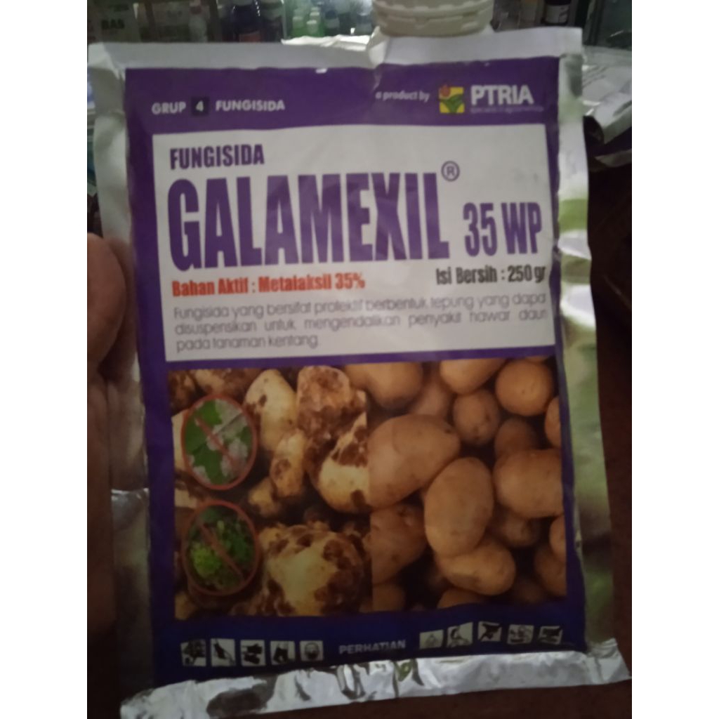 FUNGISIDA GALAMEXIL 35WP 250GRM/BAHAN AKTIF METALAKSIL 35%