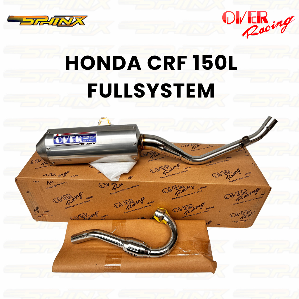 Knalpot Motor Over Racing Honda CRF 150 L CRF150 Fullsystem