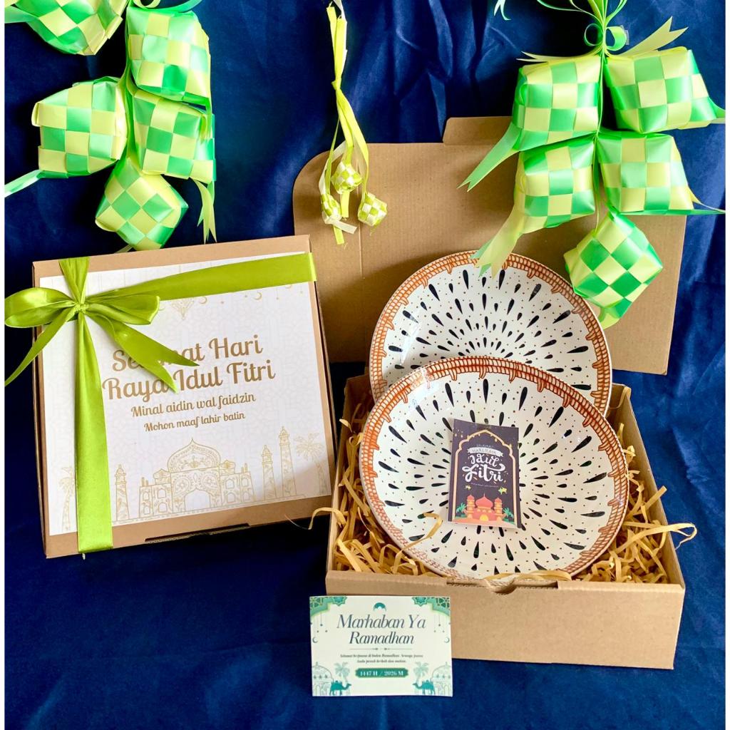 Hampers Piring Keramik Lebaran - Hampers Spesial Lebaran 1447H