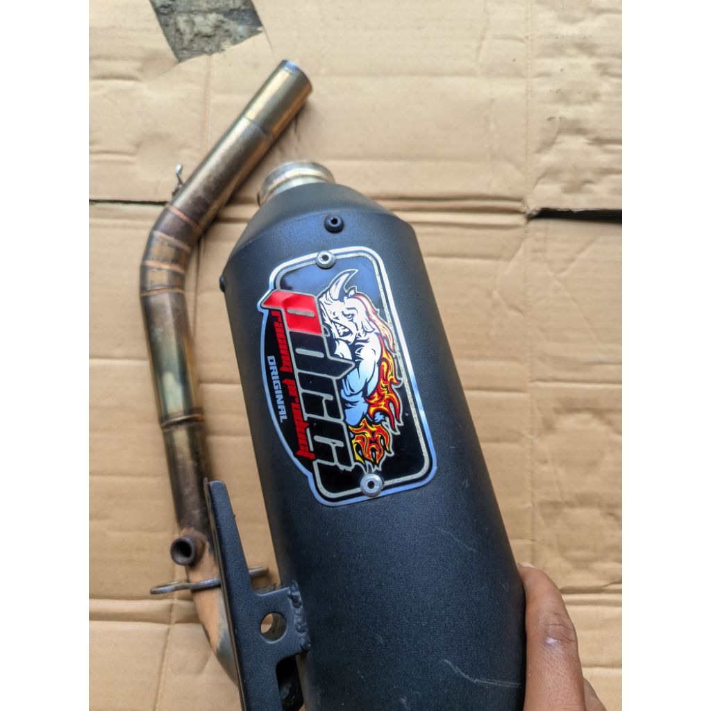 Knalpot racing pdrc Honda Stylo 160