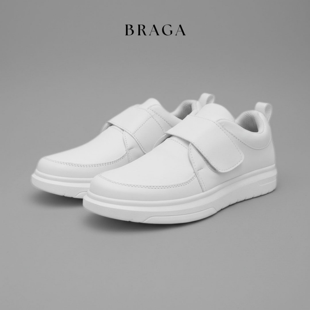Braga x Wioz Ema Series B 3921 | Sepatu Sneakers Wanita Slip On Casual Santai Kuliah Kerja Hangout W