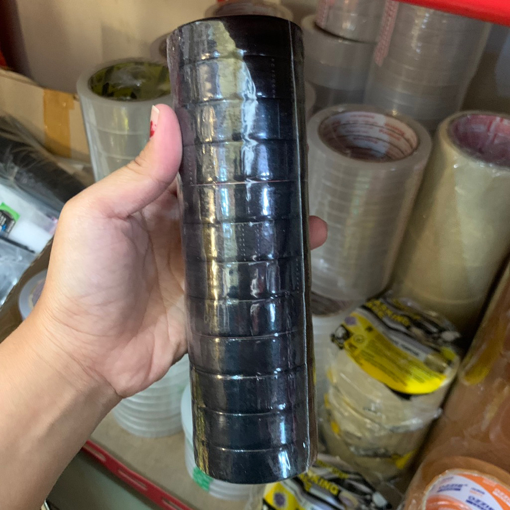 1 slop isi 12 Solasi Hitam Kecil Solasi Hitam listrik murah tebal