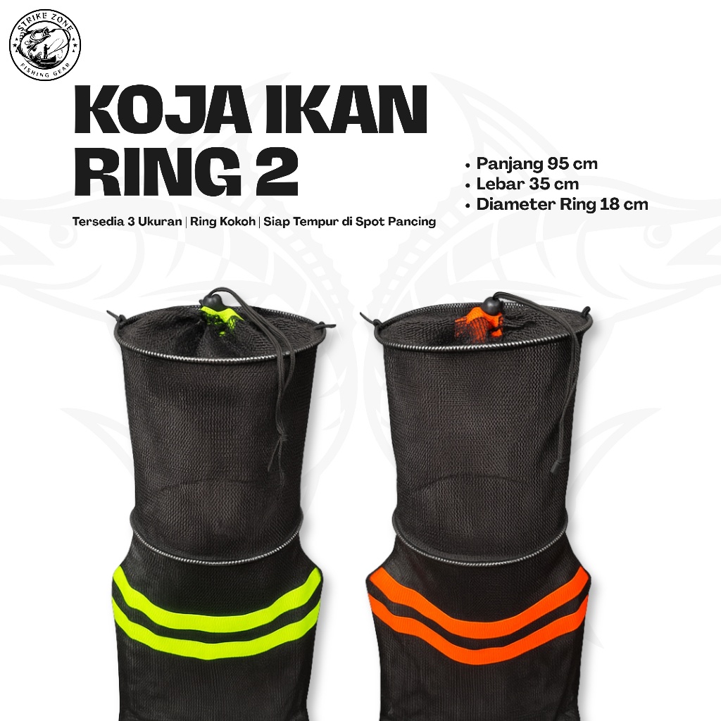 Koja Ikan Ring 2 – Keramba Jaring – Wadah & Tempat Ikan Pancing Kuat