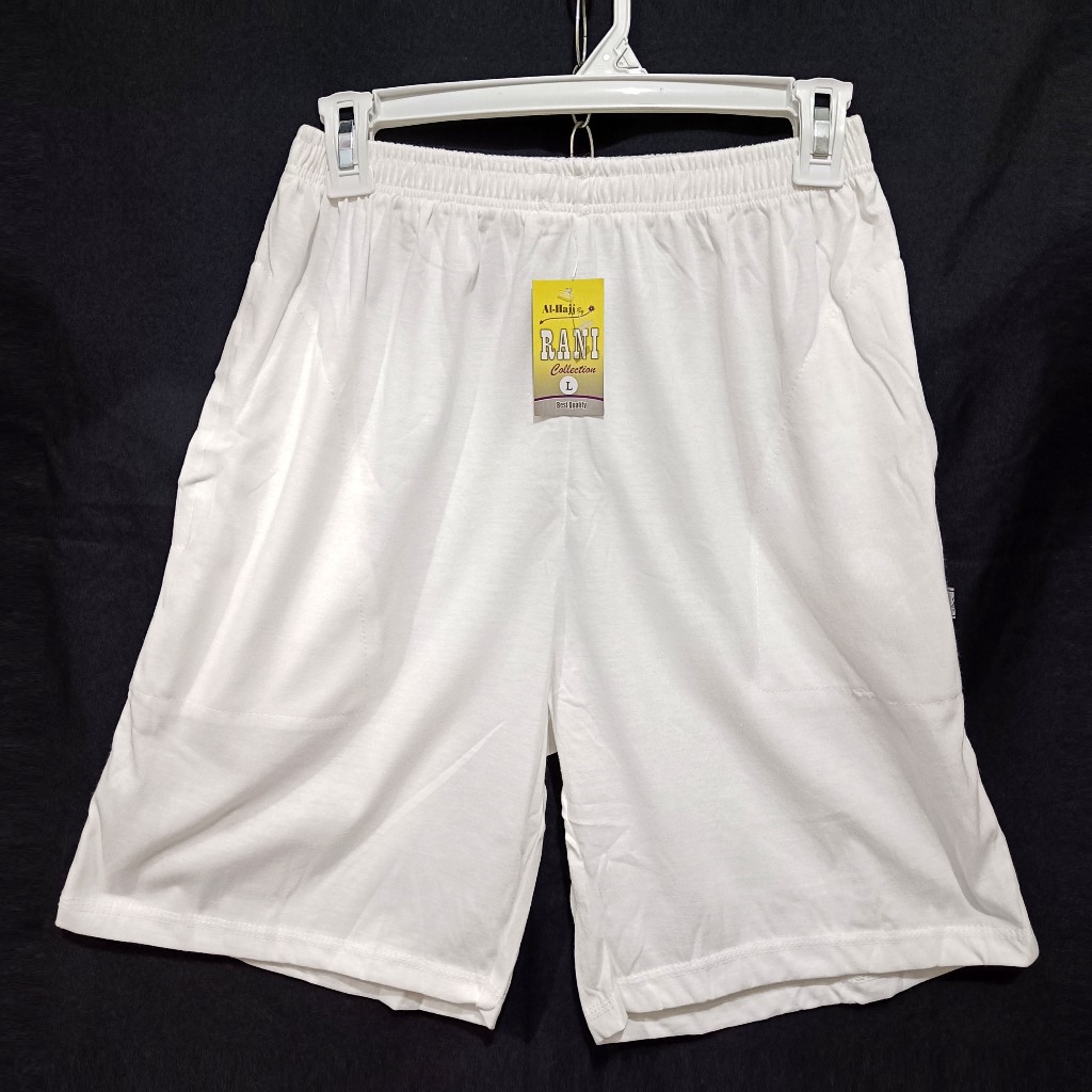 Celana Pendek Putih Pria - Al Hajj | Perlengkapan Haji Umroh, Tes TNI Polri