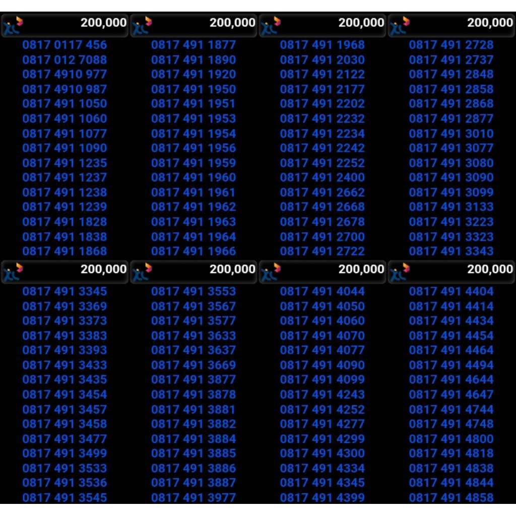 Nomor cantik XL 11 digit nomor xl