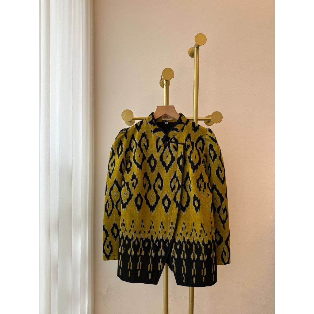 SSR | Blouse batik wanita motif tenun premium