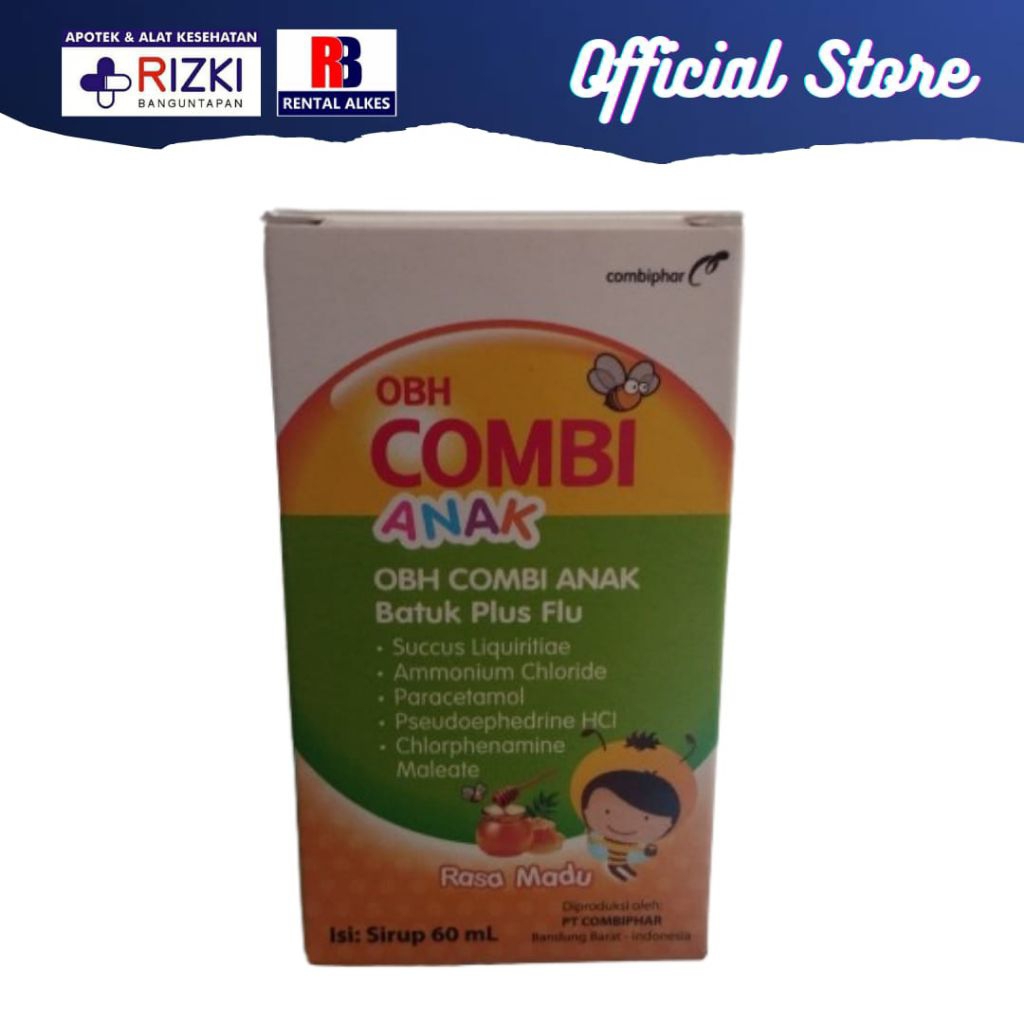 OBH COMBI ANAK MADU 60 ML OBAT BATUK BERDAHAK UNTUK ANAK RASA MADU
