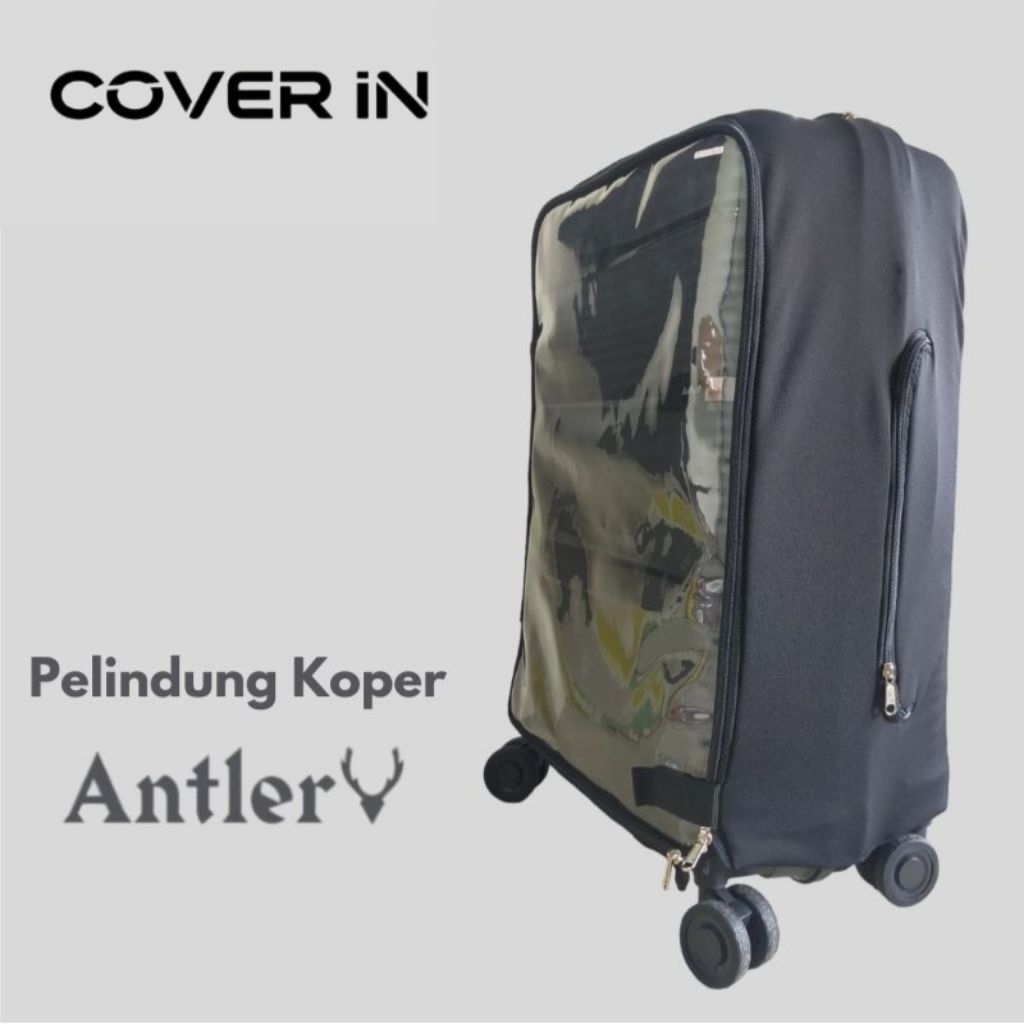 Sarung Koper Pelindung Koper Luggage Cover Antler Semua Ukuran