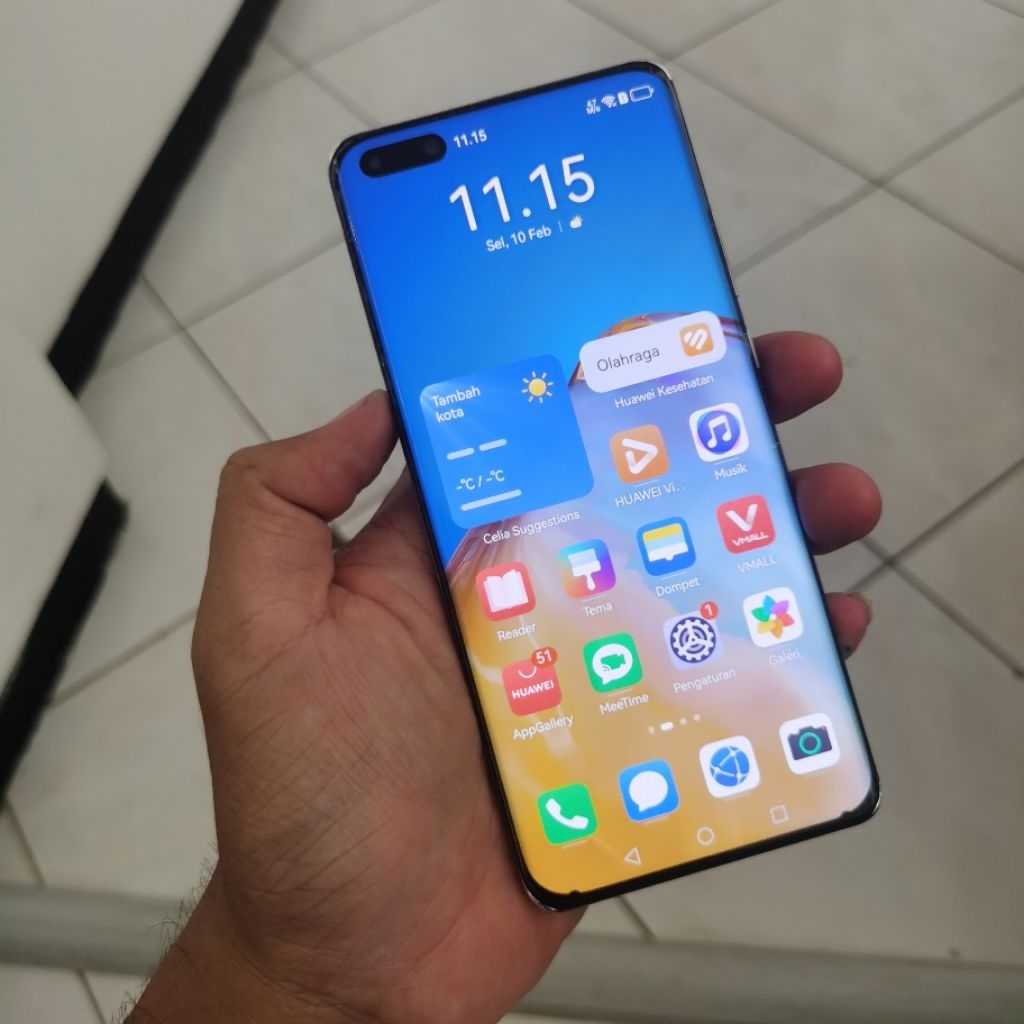 Huawei p40 pro 8/256 Resmi indo HarmonyOs+Gms lancar