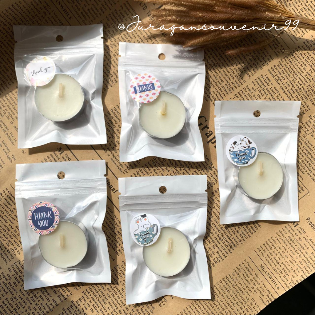 Souvenir Pernikahan Lilin Tealight | Souvenir pernikahan MEWAH | Souvenir pernikahan aesthetic