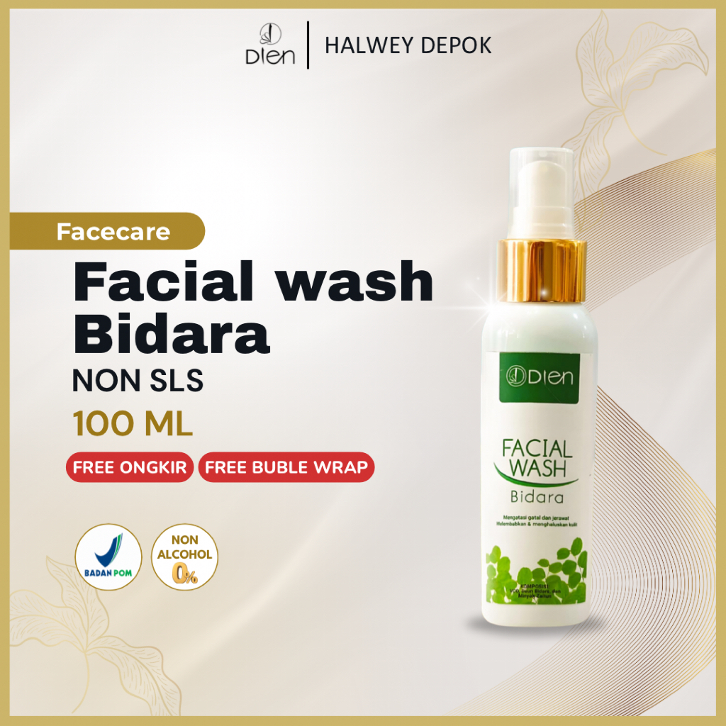 DIEN Perfume Facial Wash Bidara Dien Sabun Cuci Muka bidara Herbal Dien facial Wash Natural Halal BP