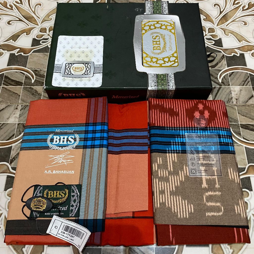(TERBARU) Sarung BHS Excellent Mercerized TKB Jadul – TTD AR Bahasuan | Sarung BHS Original