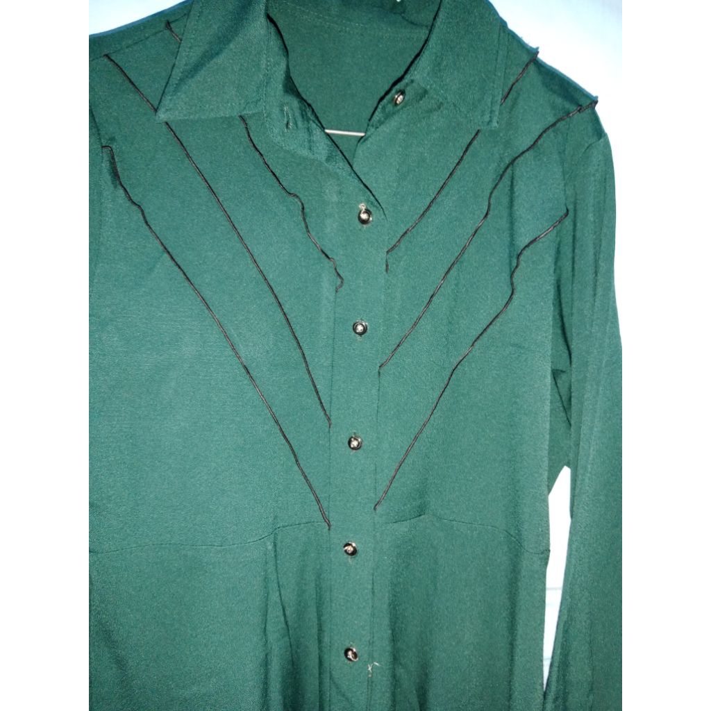 Tunik Hijau Botol Preloved