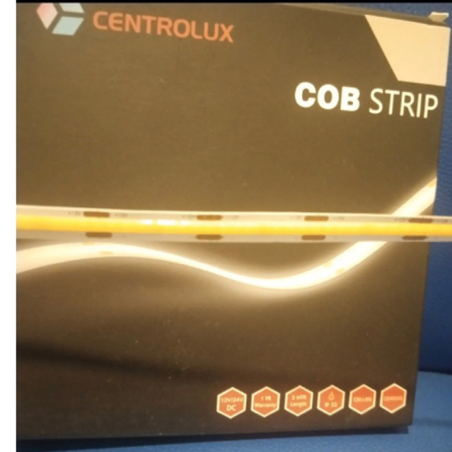 Centrolux Led strip COB 480led 24V / 12V 14W/m 5M IP20 Yellow 2700k , 3000k , 4000k , 6000k