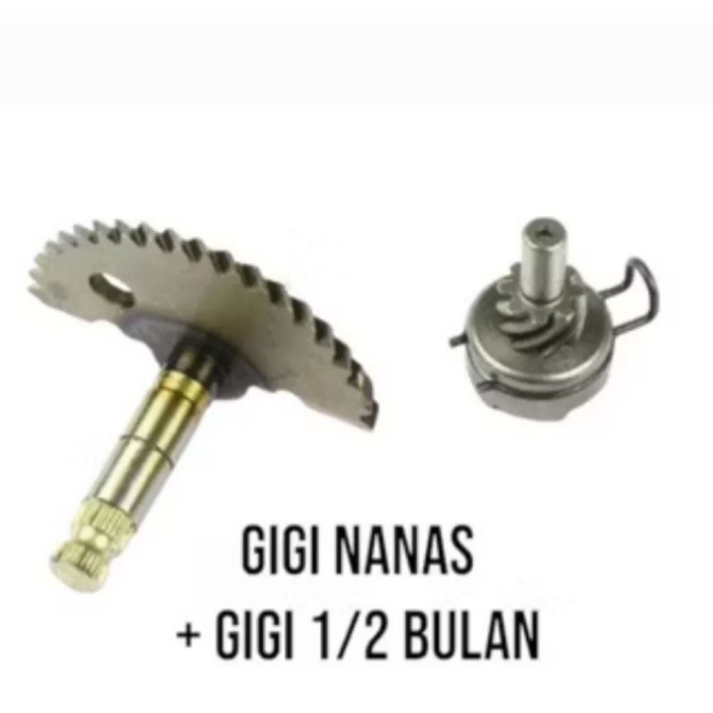 GIGI ENGKOL KYMCO SET NANAS 1/2 BULAN BARU