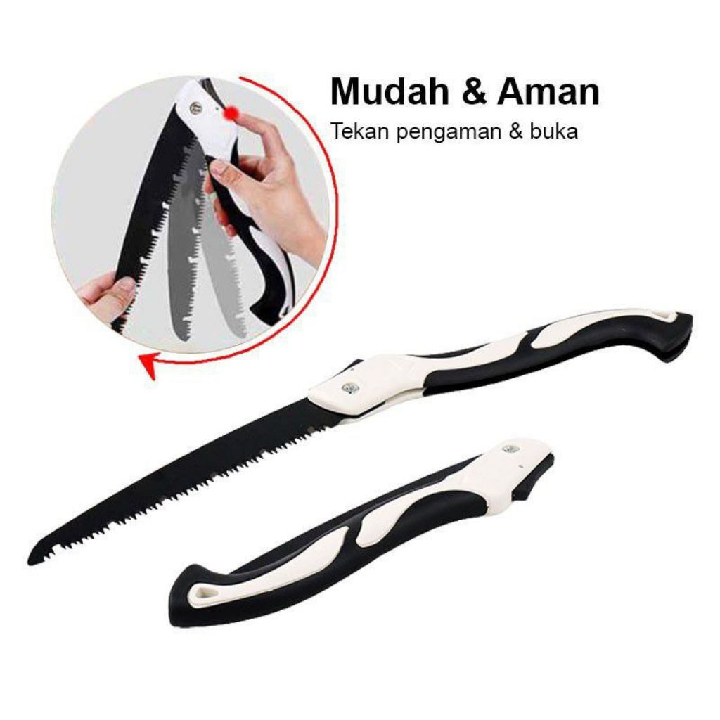 Gergaji Lipat Portabel Folding Wood Hand Saw Gergaji Kayu - A130 - A130 Kecil