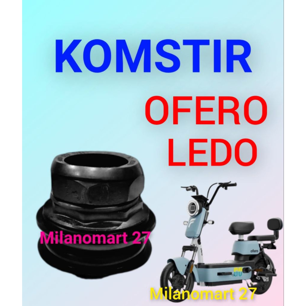 komstir sepeda listrik ofero ledo kones headset komfork sepeda listrik ofero ledo