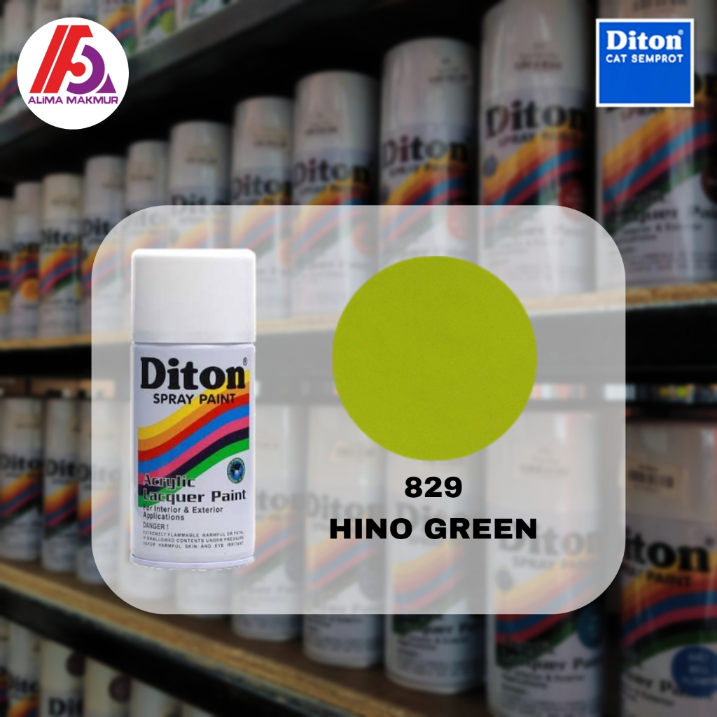 Diton Acrylic 829 Hino Green 300cc / Pilok Diton Hijau Muda / Pilok Cepat Kering