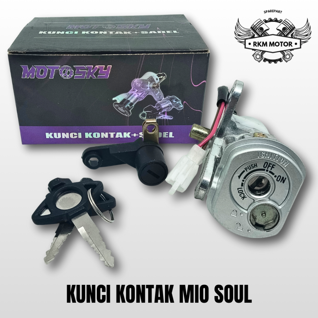 Kunci Kontak Assy Mio Soul Motosky - Kunci Kontak Set Mio Soul Kualitas Original