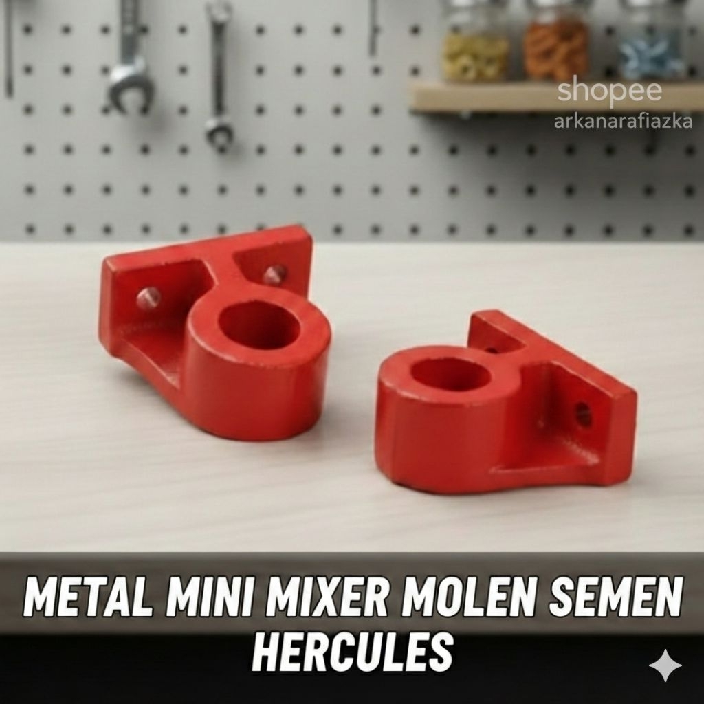 Metal Mini Molen Cor Semen Hercules / Dudukan Stir Samping Molen Hercules