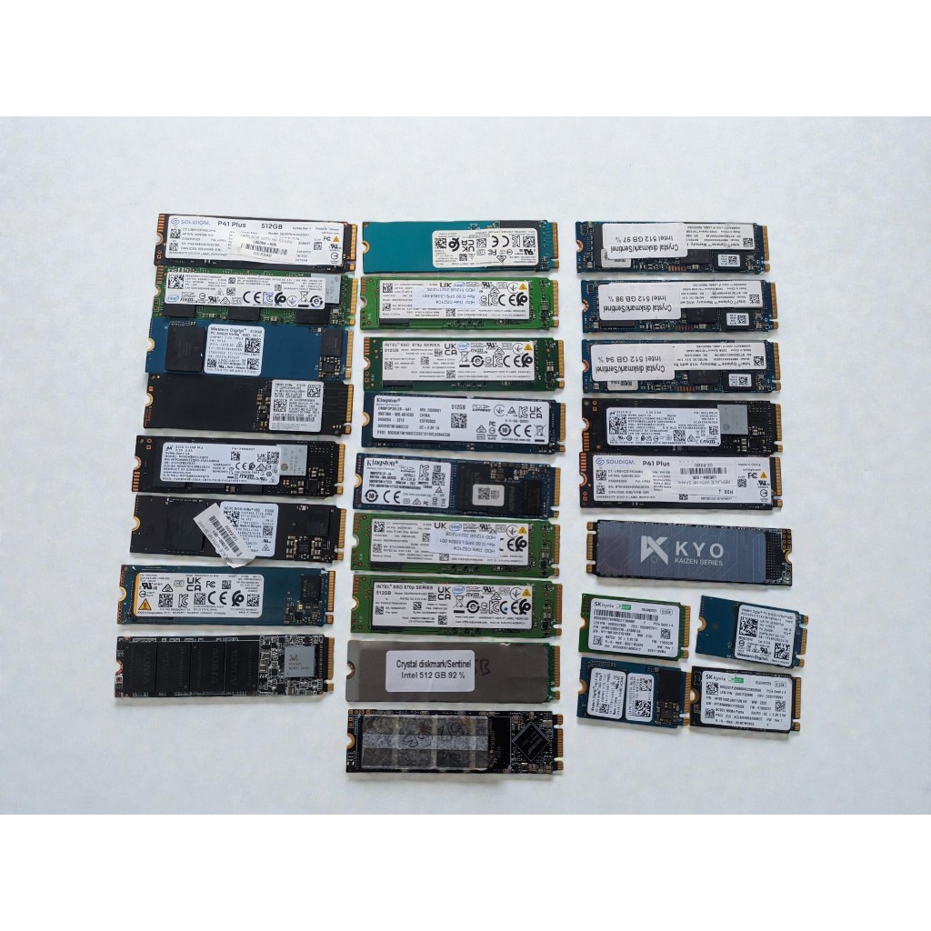 SSD M.2 NVMe/ M.2 SATA 512Gb/1TB SECOND SENTINEL 90-100% Merk WD,SAMSUNG,KINGSTONE,KIOXIA,DLL