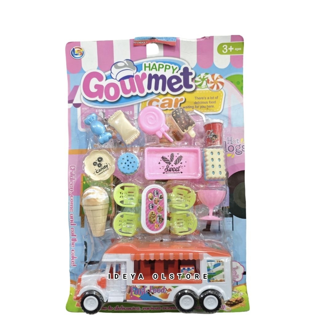 MAINAN HAPPY GOURMET CAR/MAINAN MOBIL ESKRIM/MOBIL MAKANAN