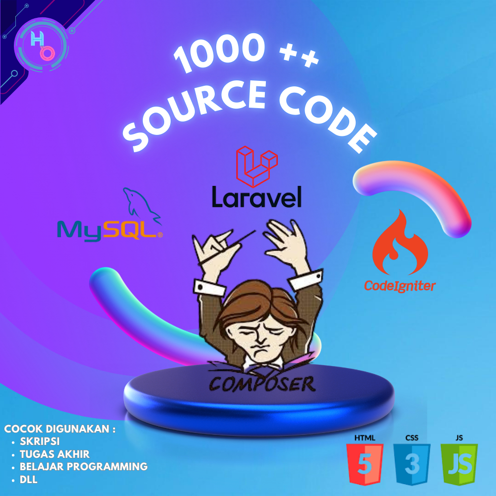 Source Code Aplikasi Web Laravel Code Igniter PHP