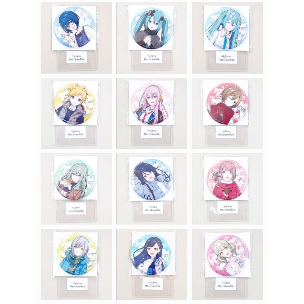 Project Sekai A Miku Who Can't Sing Movie Hapikore Glitter Big Can Badge