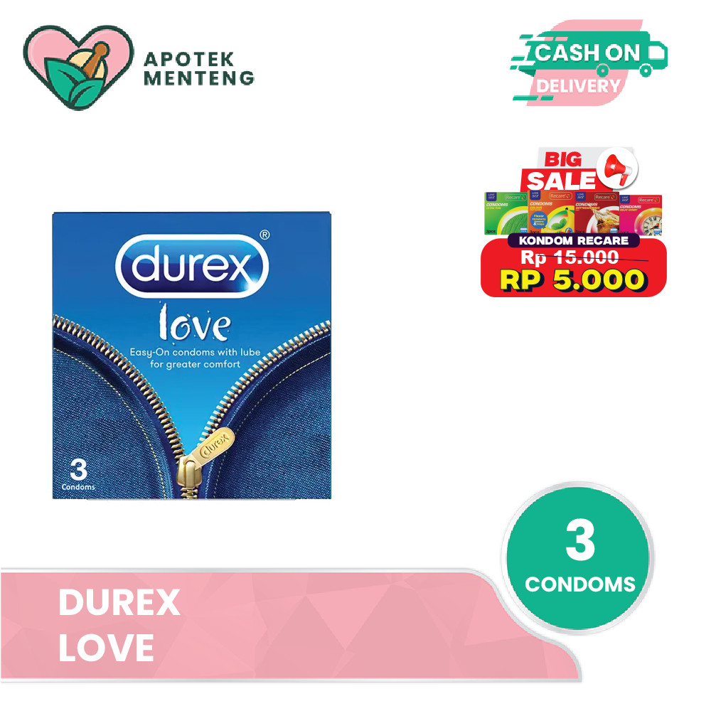 Bestbuy0404 Kondom Durex Love - Isi 3