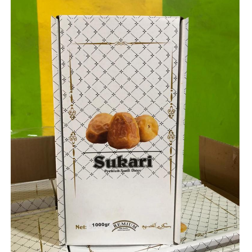 Kurma Sukari Ember Premium Dates | Kurma Sukari Premium 1Kg | Kurma Basah Sukari