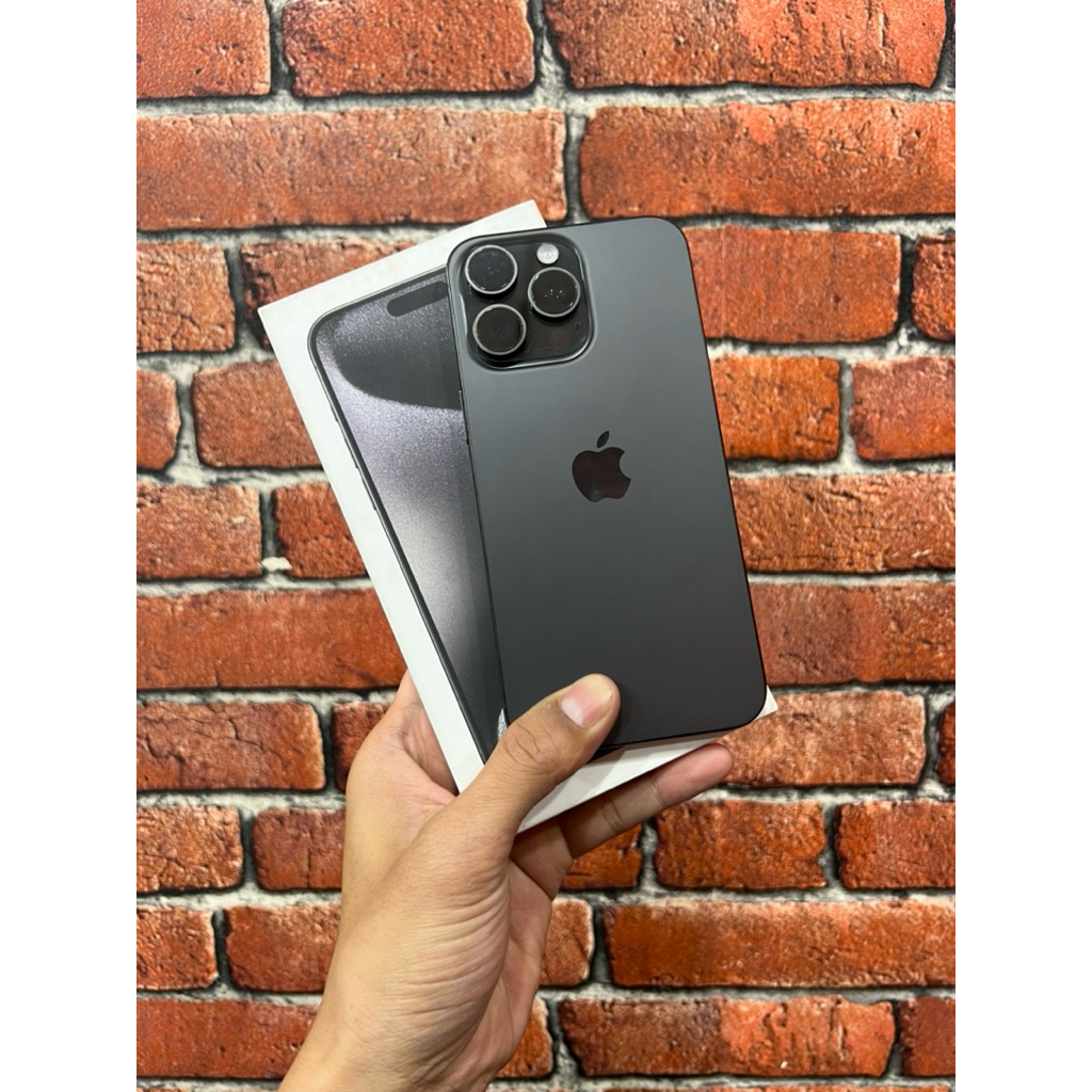 iphone 15 pro max 256 black second ibox