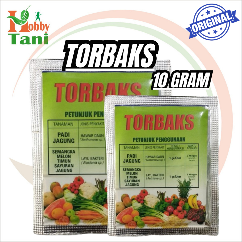 TORBAKS 10 GRAM BAKTERISIDA ( Streptomycin Sulfat 20 % ) ZINC PADI JOSS