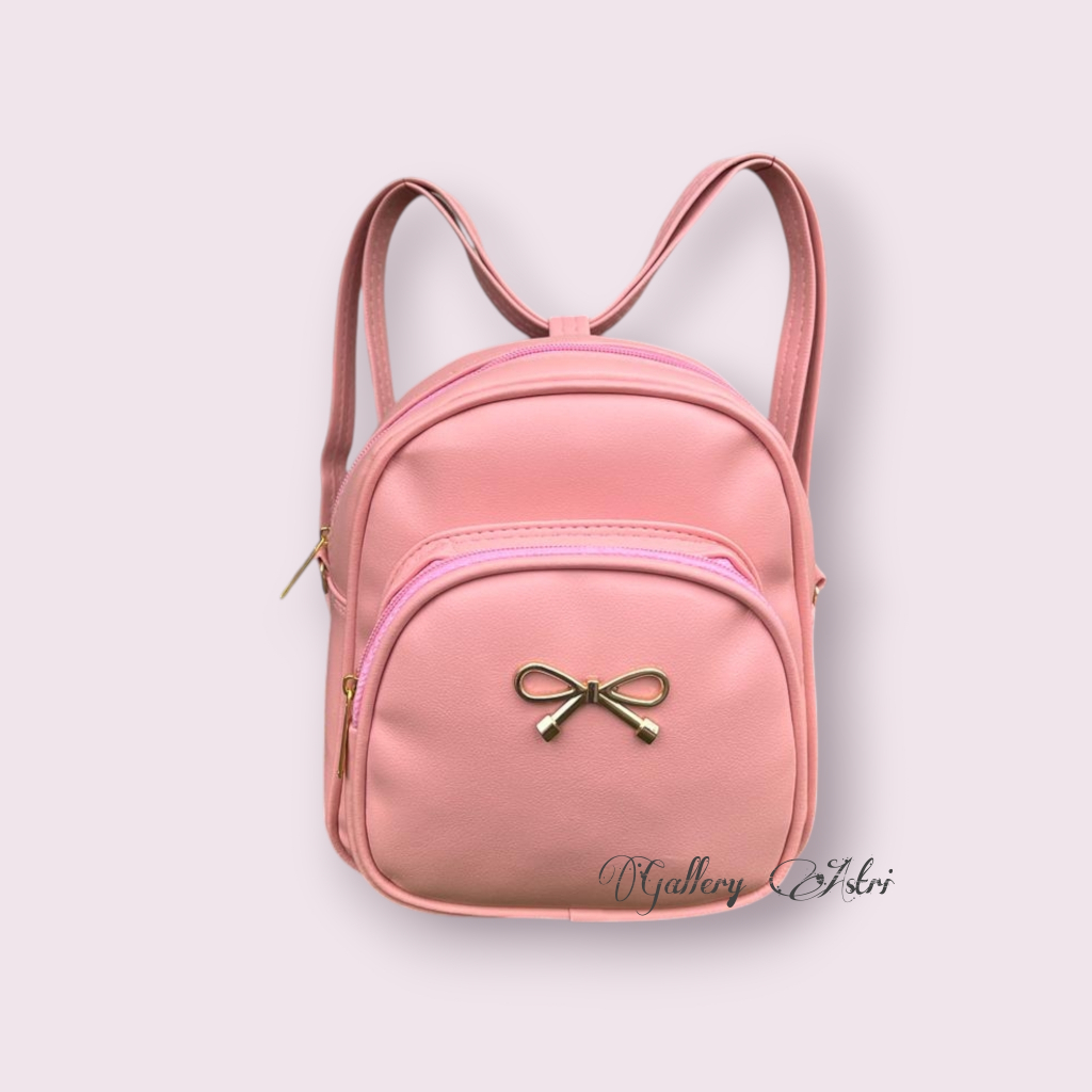 Gallery Astri-Tas Ransel 2in 1 Wanita PITA Mini | Tas Ransel Terkini | Tas Ransel viral tik tok | Ta