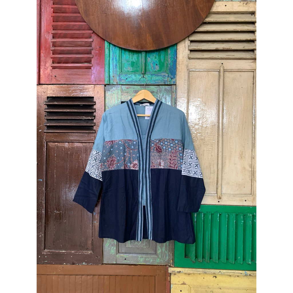 Batik Luwes Putera - Blus Katun Muslim Lengan Panjang