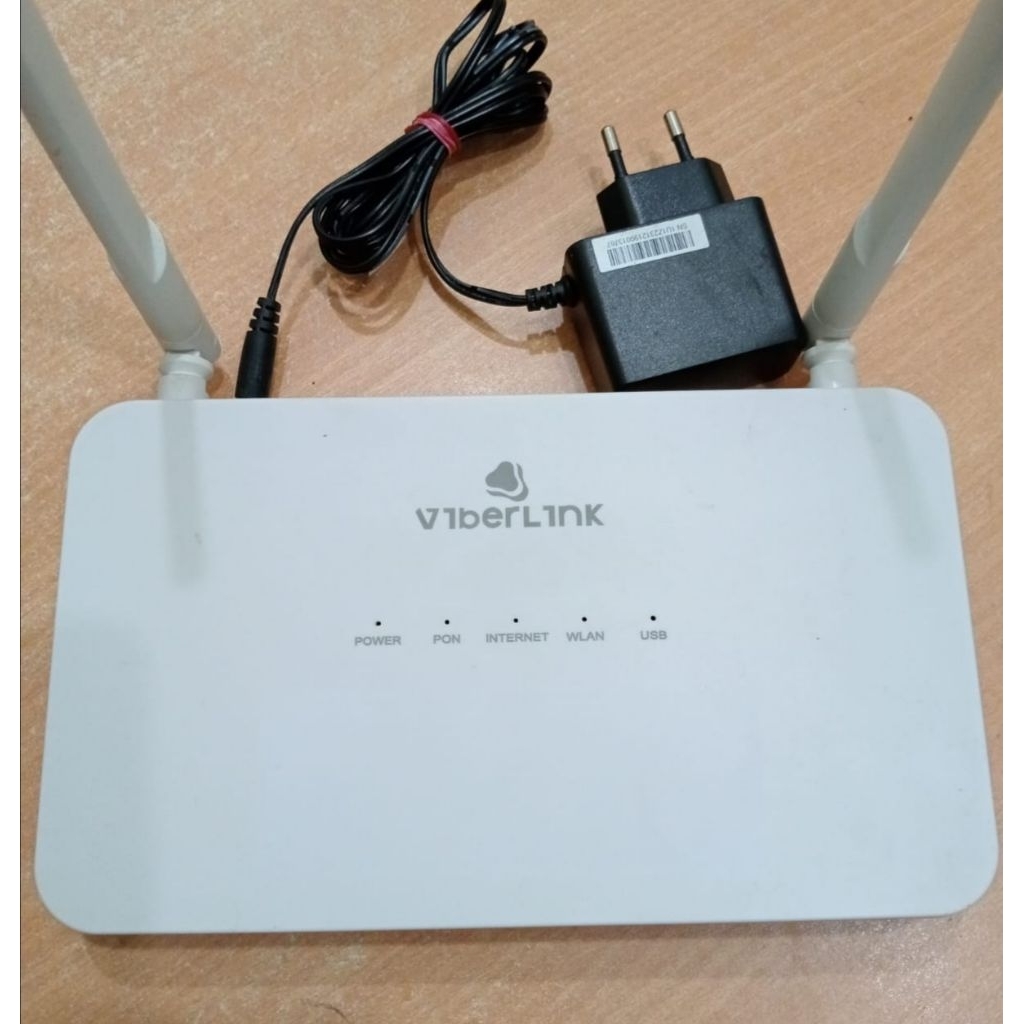 ROUTER GPON ONU VIBERLINK VB88G DUAL-BAND PORT BIRU (BEKAS NORMAL)