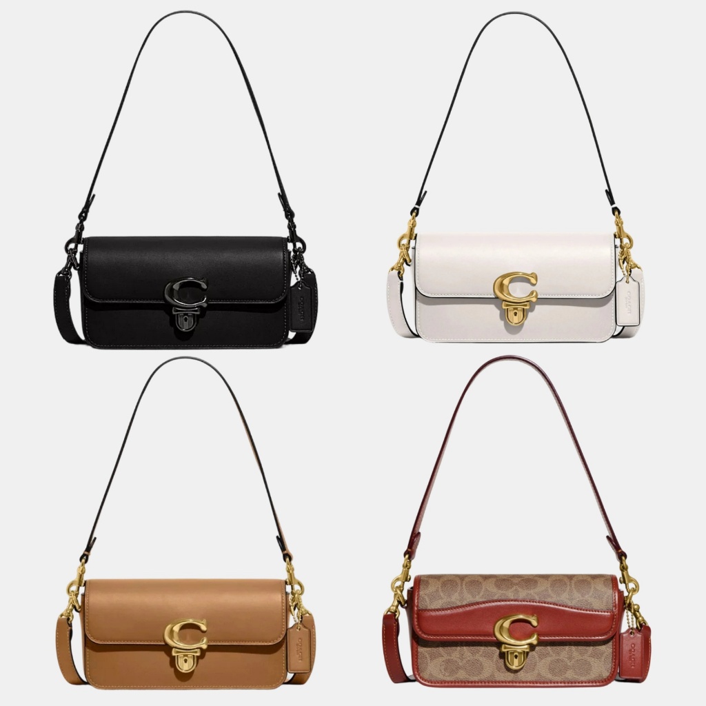 Coach Studio Bag 20 Baguette In Glovetanned Leather Shoulder Bag Coach Studio Baguette Bag Coach Tas