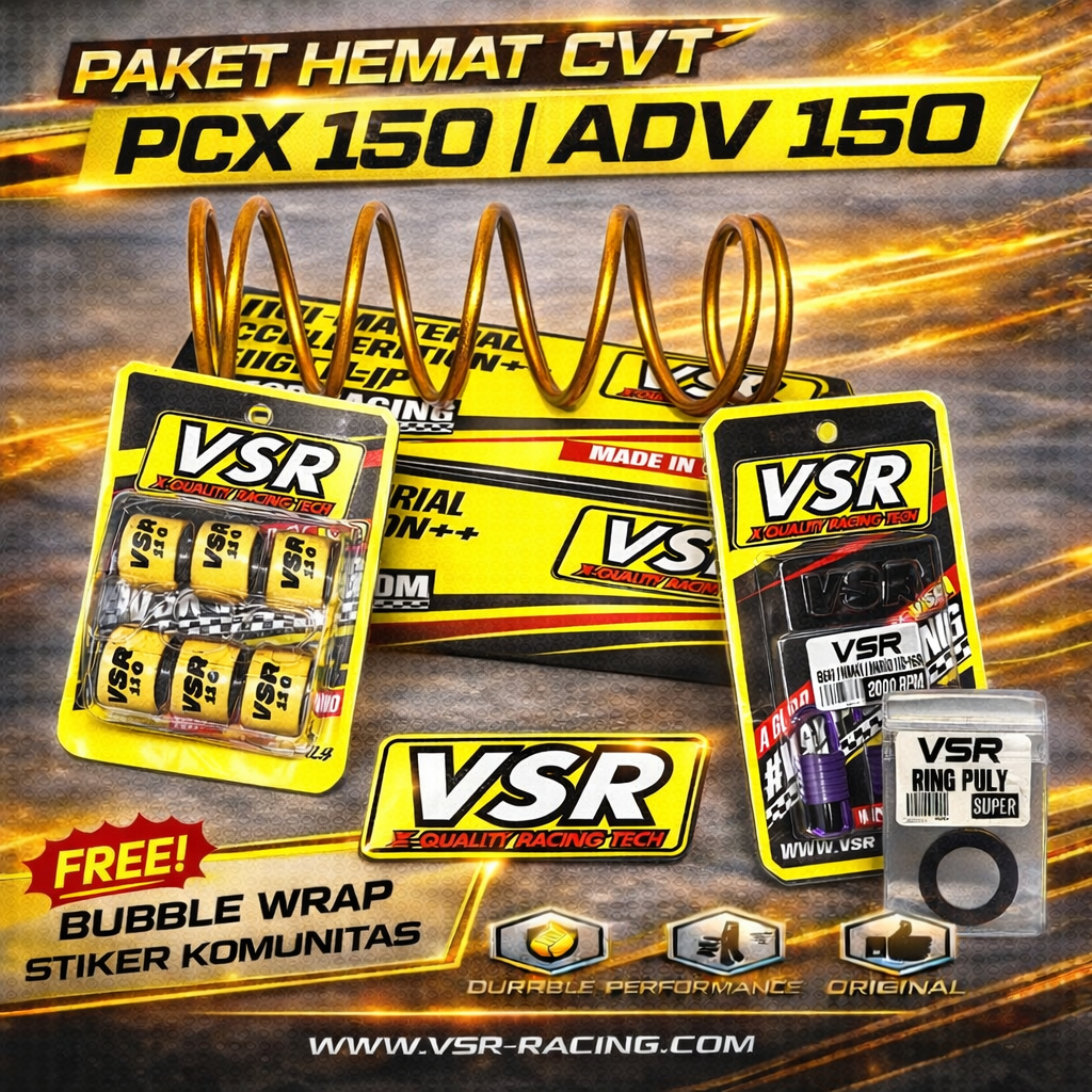 PAKET HEMAT UPGRADE CVT VARIO 150 160 PAKET KIRIAN VARIO 125 PER CVT PCX 160 ROLLER VARIO 125