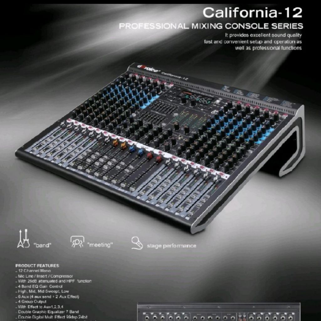 Mixer audio dBvoice California 12 original 12channel | melody classic