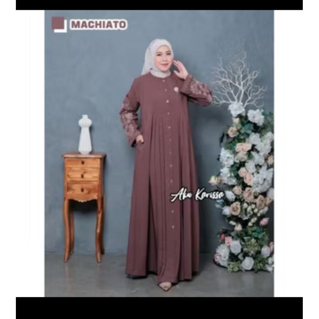Dianara abaya dress aku karissa/aku karissa/gamis aku karissa/dianara gamis aku karissa