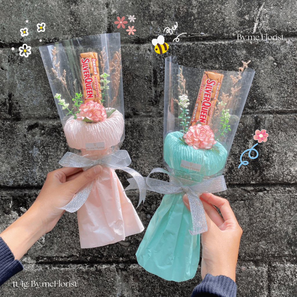 Buket Coklat Valentine | Buket Coklat | Buket Coklat Untuk Valentine | Buket SiIverqueen | Buket Unt