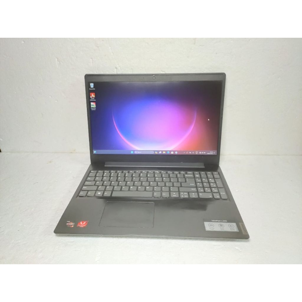 B308 Laptop Lenovo ideapad L340-15API Amd ryzen 5-3500U Ram 8GB hdd 1TB Siap pakai