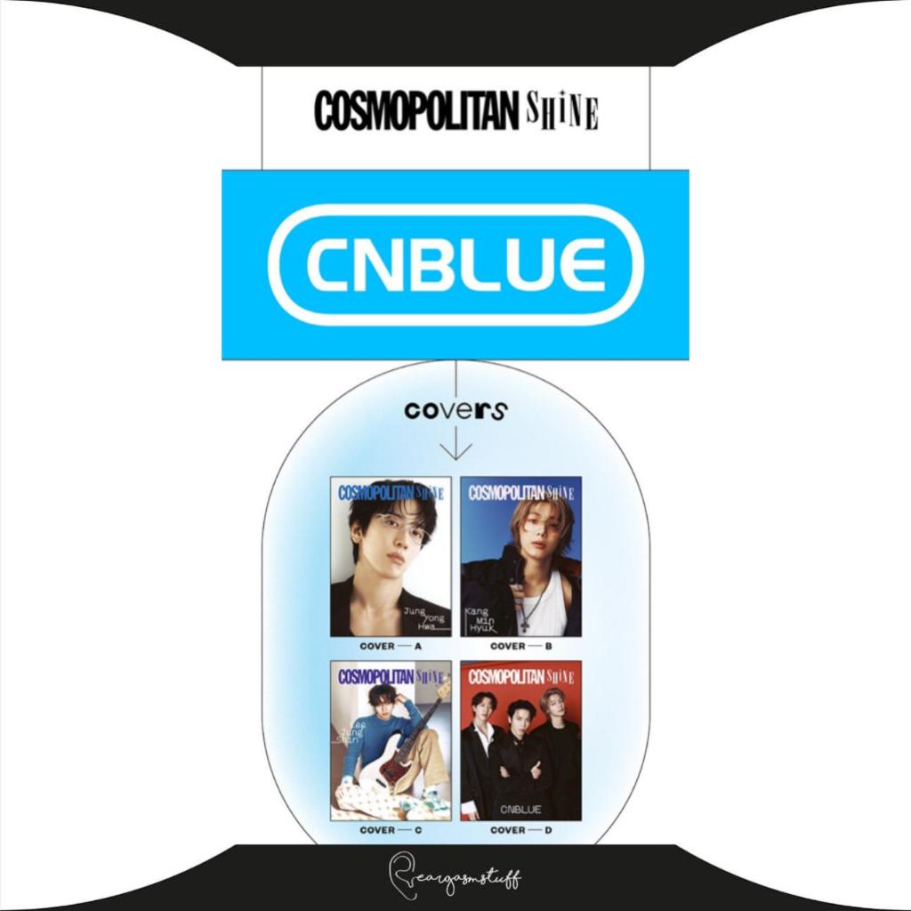 COSMOPOLITAN SHINE KOREA MAGAZINE FEBRUARY 2026 CNBLUE / JUNG YONGHWA / KANG MINHYUK / LEE JUNGSHIN