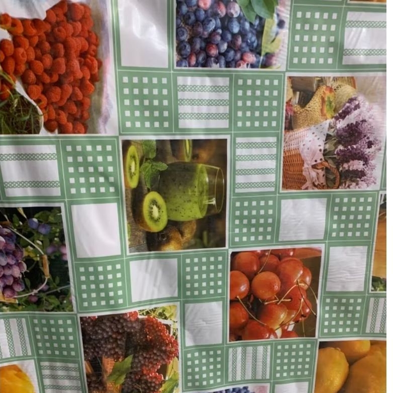 Taplak Meja Motif Bahan Plastik Murah/Taplak Meja Makan Corak Murah/Plastik Taplak Meja Bermotif Mur