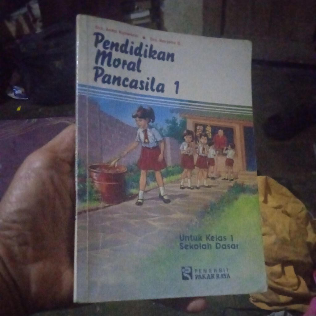 buku Pendidikan Moral Pancasila 1, untuk kelas 1 SD, buku original jadul