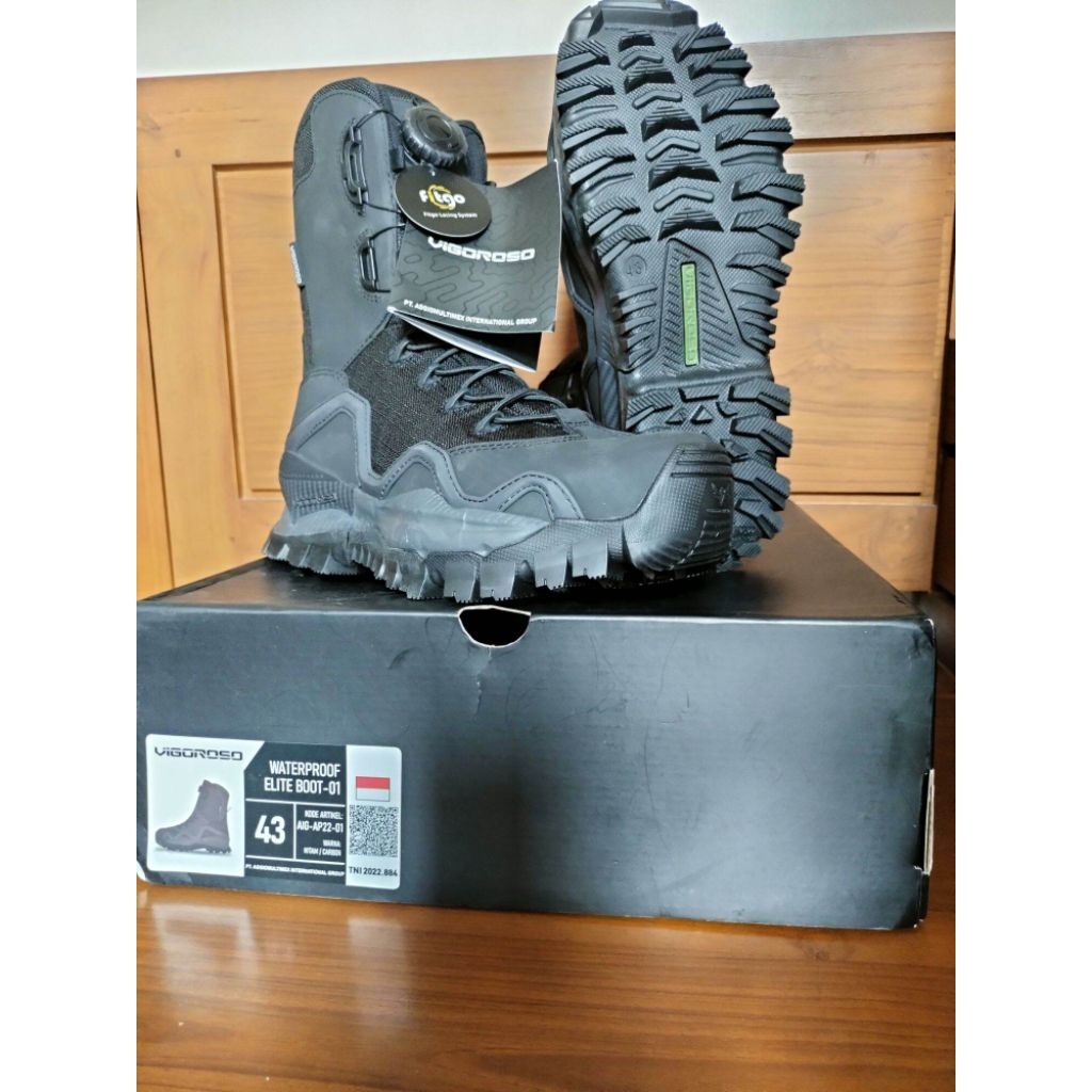 Sepatu PDL VIGOROSO Model terbaru Original / Sepatu PDL TNI/Polri
