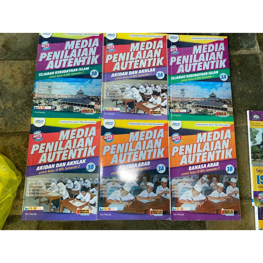 Buku Cetak (Media Pena) MEDIA PENILAIAN AUTENTIK untuk Kelas IX MTs Semester 1 & 2