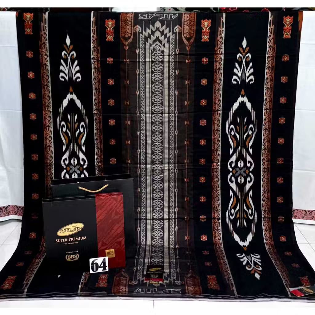 SARUNG ATLAS SUPER PREMIUM 965 GOLD SONGKET