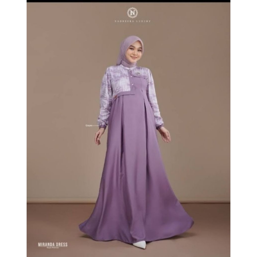 MIRANDA DRESS ORI NADHEERA GAMIS KEKINIAN