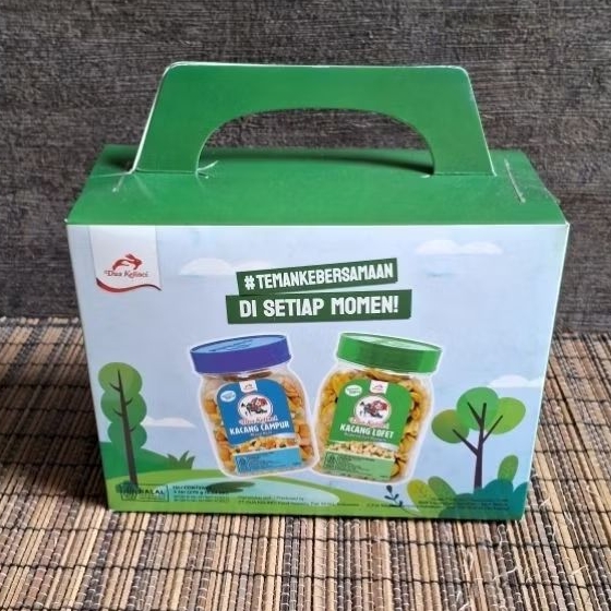 HAMPERS KACANG DUA KELINCI MIX NUT/ LOFET TOPLES [150 GRAM]